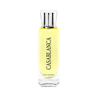 Casablanca Swiss Arabian 100ml - frasco amarelo elegante
