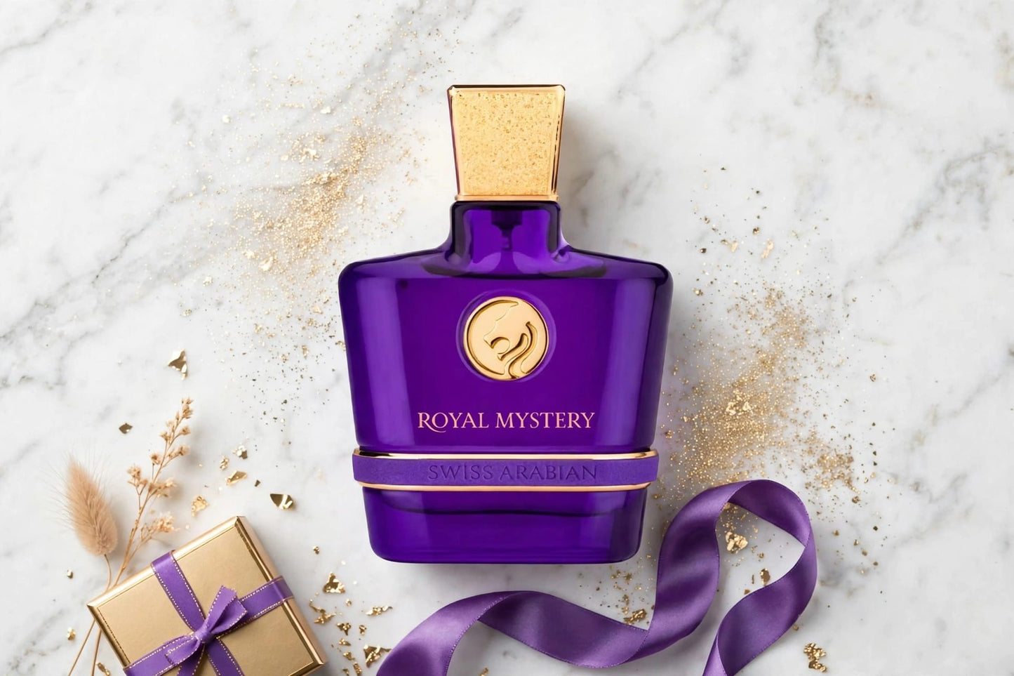 Royal Mystery Swiss Arabian - presente luxuoso fita roxa