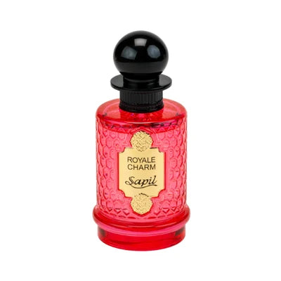 Sapil Royale Charm - frasco vermelho detalhe dourado